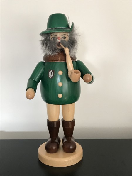 Räuchermännchen Förster gebeizt 33,5cm