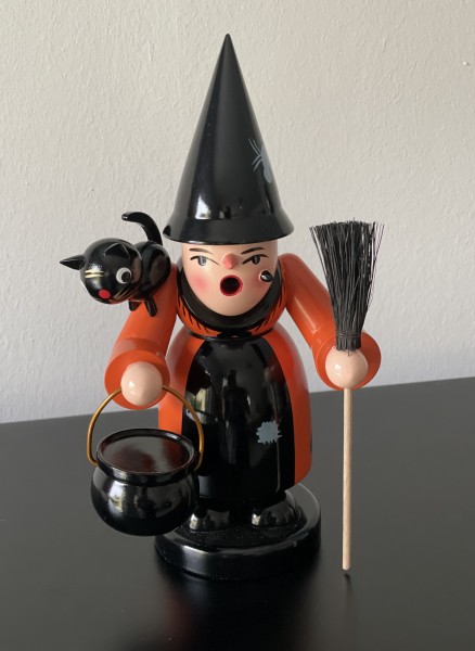 Räuchermann Hexe 21cm