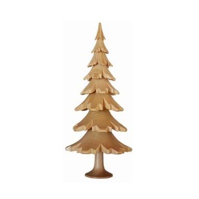 Natural wooden Christmas tree 15.5cm