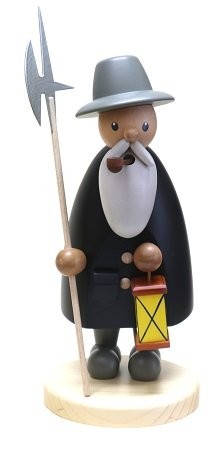 Smoker shepherd with sheep 27cm