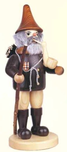 Erzgebirge Räuchermännchen Holzsammler gebeizt 54cm