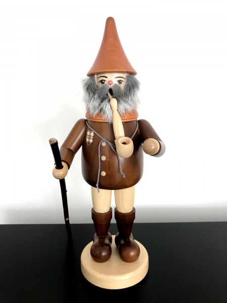 Erzgebirge Räuchermännchen Holzsammler gebeizt 37cm