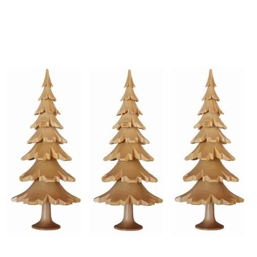 Tannenbaum Natur aus Holz 6,5cm ( 3 Stück)